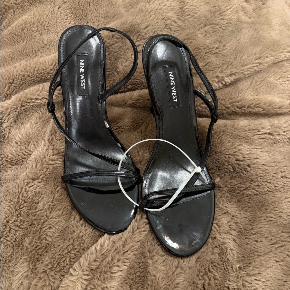 Nine West Black Strappy Women's Sandals